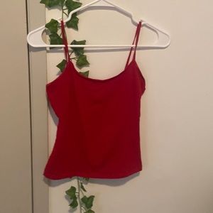 red tank top